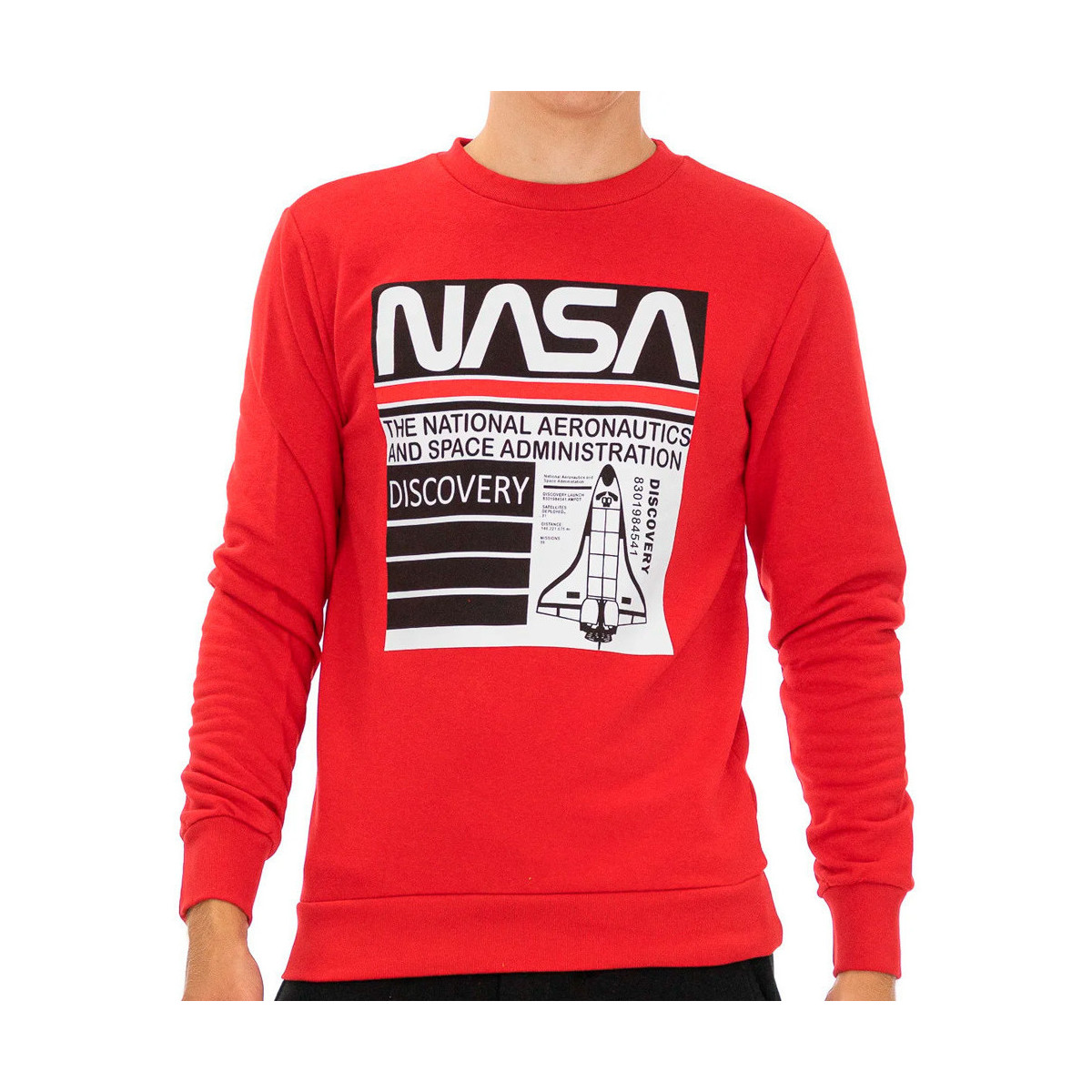 Kleidung Herren Sweatshirts Nasa -NASA58S Rot