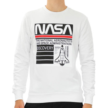 Kleidung Herren Sweatshirts Nasa -NASA58S Weiss