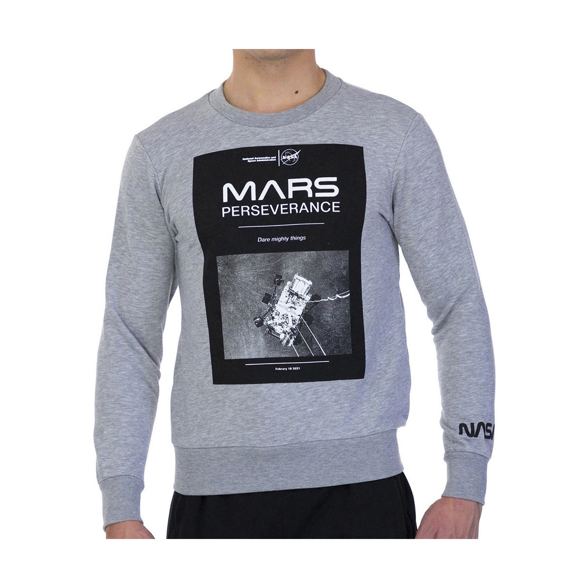 Kleidung Herren Sweatshirts Nasa -MARS03S Grau