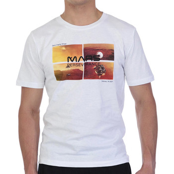 Kleidung Herren T-Shirts Nasa -MARS07T Weiss