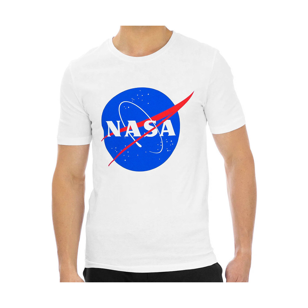 Kleidung Herren T-Shirts & Poloshirts Nasa -NASA49T Weiss