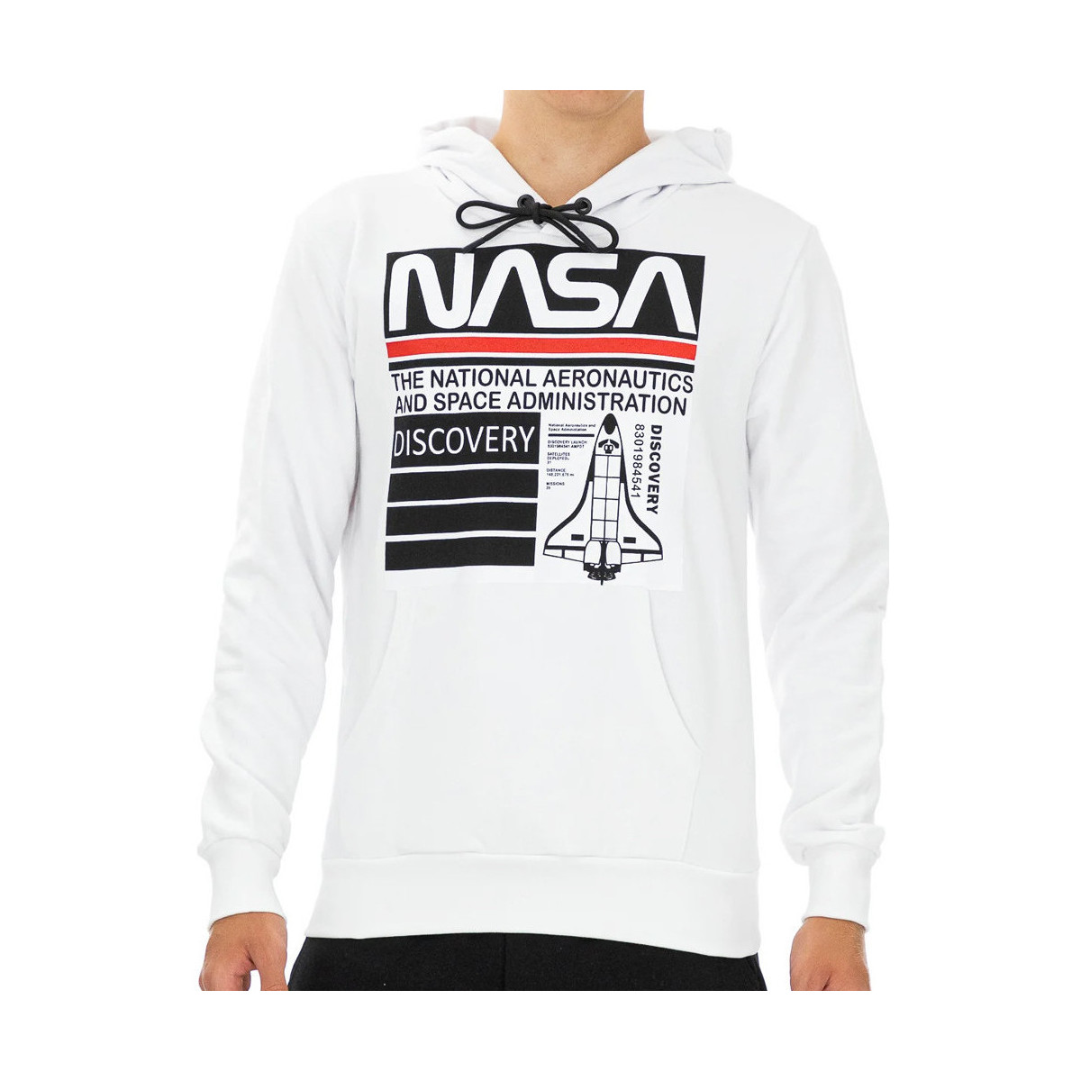 Kleidung Herren Sweatshirts Nasa -NASA59H Weiss