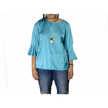 Kleidung Damen T-Shirts & Poloshirts Dinovo 10888 Blau