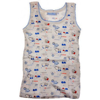 Kleidung Kinder T-Shirts & Poloshirts Chicco Infant Tank Top Weiss