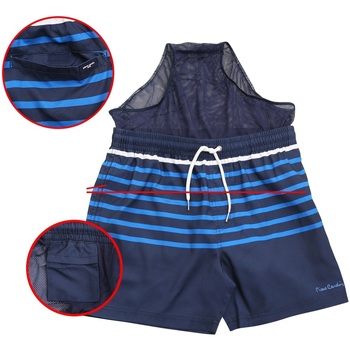 Pierre Cardin Swim Short Stripe Blau