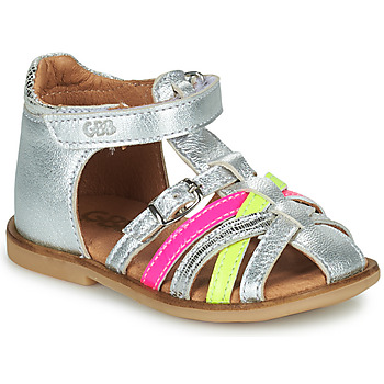 Schuhe Mädchen Sandalen / Sandaletten GBB KLOE Silbern