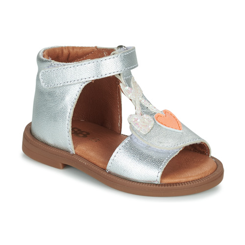 Schuhe Mädchen Sandalen / Sandaletten GBB CLARA Silbern