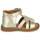 Schuhe Mädchen Sandalen / Sandaletten GBB MAMIA Gold
