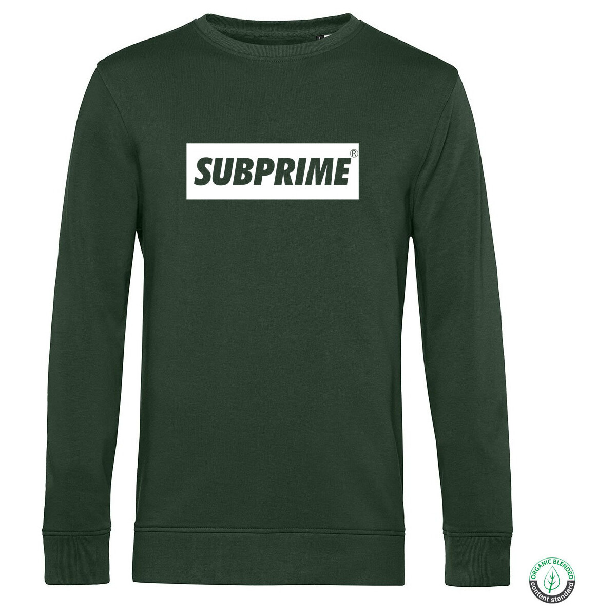 Kleidung Herren Sweatshirts Subprime Sweater Block Jade Groen Grün