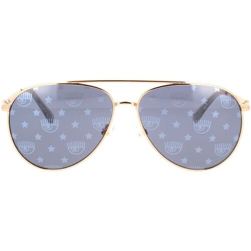 Uhren & Schmuck Damen Sonnenbrillen Chiara Ferragni CF1001/S LOJ MD Sonnenbrille Gold