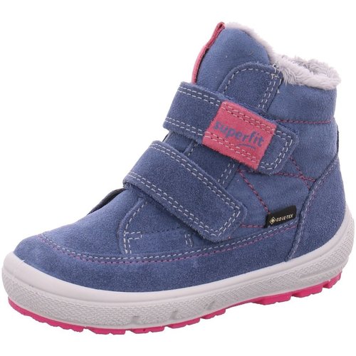 Schuhe Mädchen Babyschuhe Superfit Klettstiefel 1-009314-8020 Blau