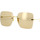 Uhren & Schmuck Damen Sonnenbrillen Gucci -Sonnenbrille GG1147S 003 Gold