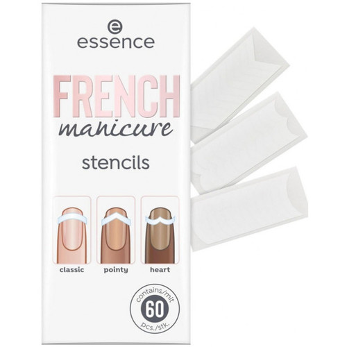 Beauty Damen Manuküre Set Essence Nagelschablonen für die French Manicure Other