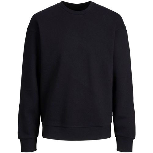 Kleidung Herren Sweatshirts Jack & Jones 12208182 CREW NECK-BLACK Schwarz