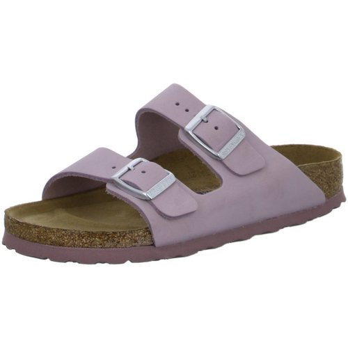 Schuhe Damen Pantoletten / Clogs Birkenstock Pantoletten Arizona 1023388 Violett