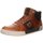 Schuhe Herren Sneaker Pantofola D` Oro Frederico Uomo Mid 10223013 JCU Braun