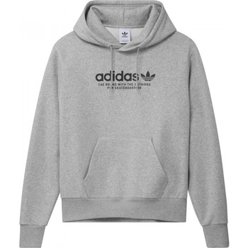 Kleidung Sweatshirts adidas Originals 4.0 logo hoodie Grau