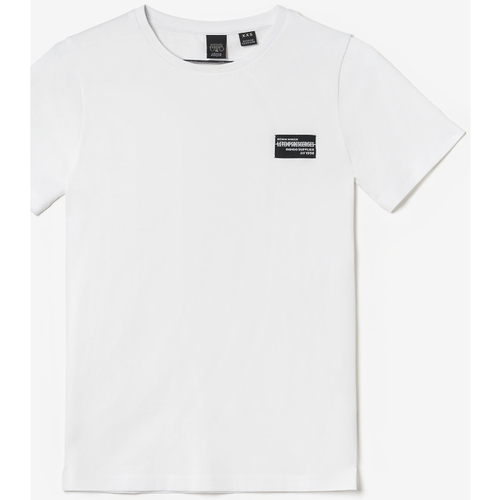 Kleidung Jungen T-Shirts & Poloshirts Le Temps des Cerises T-shirt OUIBO Weiss