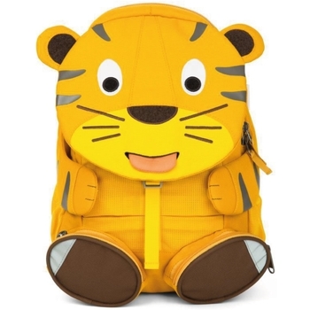 Taschen Kinder Rucksäcke Affenzahn Theo Tiger Large Friend Backpack Gelb