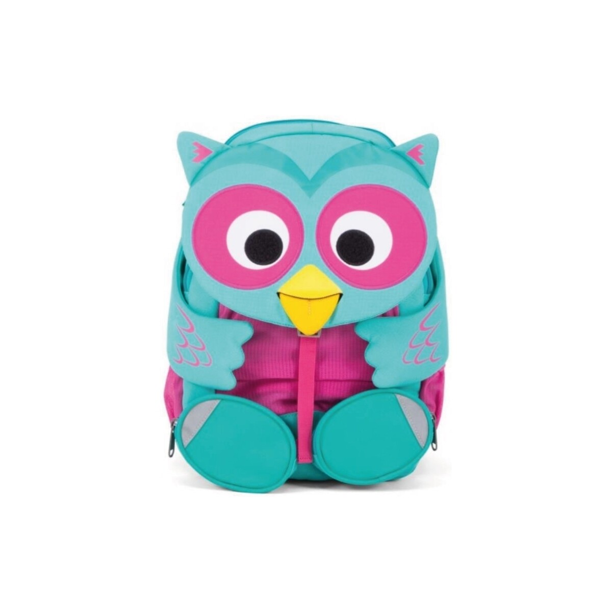 Taschen Kinder Rucksäcke Affenzahn Olina Owl Large Friend Backpack Blau