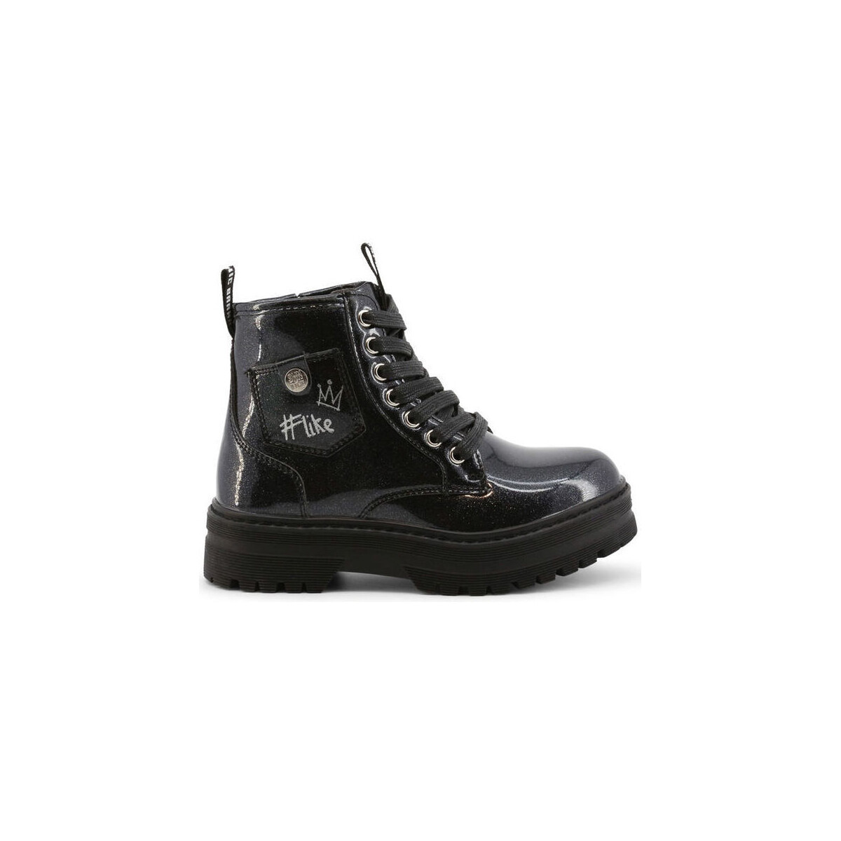 Schuhe Herren Stiefel Shone 81587-006 Black Schwarz