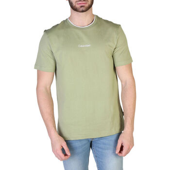 Kleidung Herren T-Shirts Calvin Klein Jeans - k10k107845 Grün