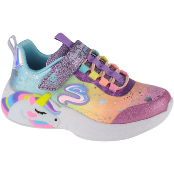 Schuhe Mädchen Sneaker Low Skechers S-Lights Unicorn Dreams Multicolor