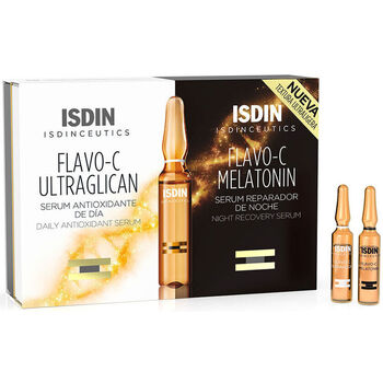 Beauty gezielte Gesichtspflege Isdin Isdinceutics Flavo-c Melatonin + Ultraglican 10 + 10 Ampullen 