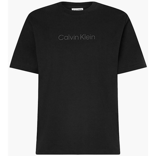 Kleidung Herren T-Shirts & Poloshirts Calvin Klein Jeans K10K109802 Schwarz