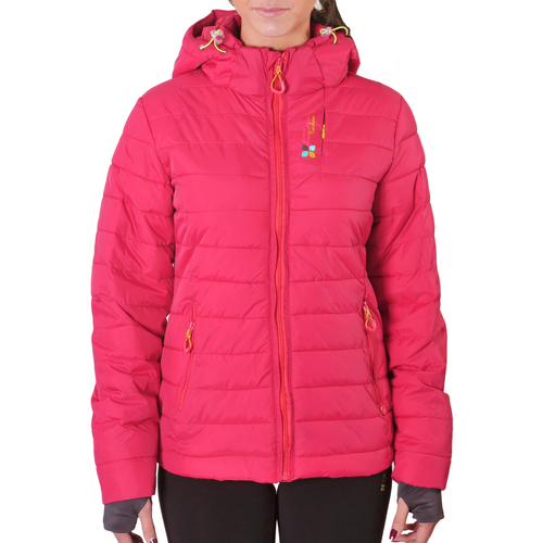 Kleidung Damen Daunenjacken Peak Mountain Doudoune de ski femme APTI Rosa