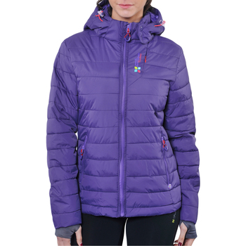 Kleidung Damen Daunenjacken Peak Mountain Doudoune de ski femme APTI Violett