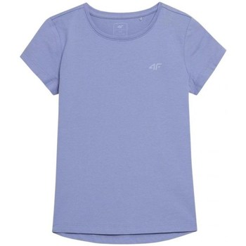 Kleidung Mädchen T-Shirts 4F JTSD001 Blau