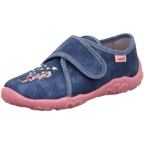 Schuhe Mädchen Hausschuhe Superfit 1-000258-8040 Blau