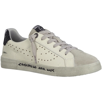 Schuhe Damen Sneaker Tamaris White/Lite Grey 23602-122 Weiss
