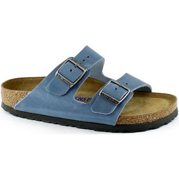 Schuhe Damen Pantoffel Birkenstock BIR-CCC-1022509-DB Blau