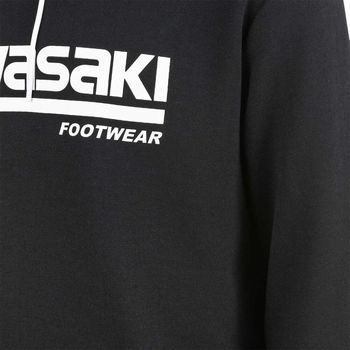 Kawasaki Killa Unisex Hooded Sweatshirt K202153 1001 Black Schwarz