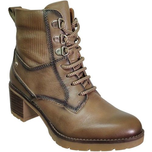 Schuhe Damen Low Boots Pikolinos Llanes w7h-8938 Braun