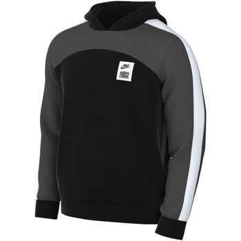 Kleidung Pullover Nike Sport Therma-FIT Starting 5 Hoodie DQ5836-010 Grau