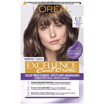 Beauty Damen Haarfärbung L'oréal Excellence Cool Farbstoff 6.11-dunkles Aschblond 