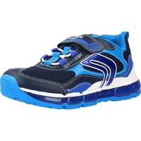 Schuhe Jungen Sneaker Low Geox J ANDROID BOY Blau