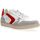 Schuhe Herren Sneaker Valsport SUPER SUEDE - VS2087M-07 WHITE/GREY/RED Weiss