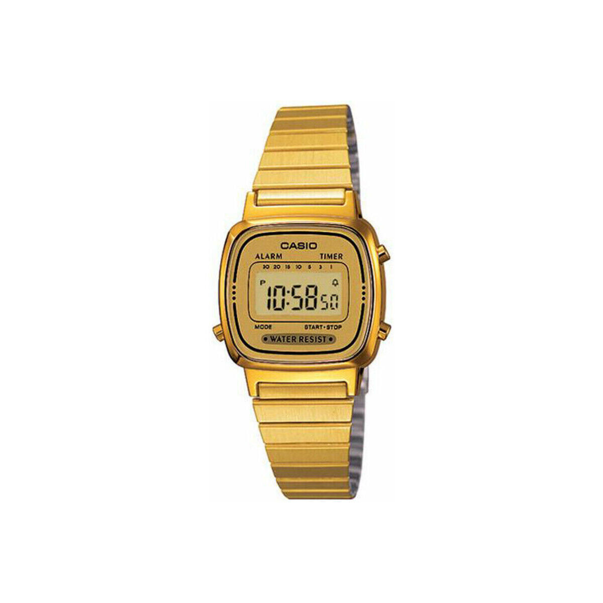 Uhren & Schmuck Damen Armbandühre Casio Unisex-Uhr  LA670WEGA-9EF Multicolor