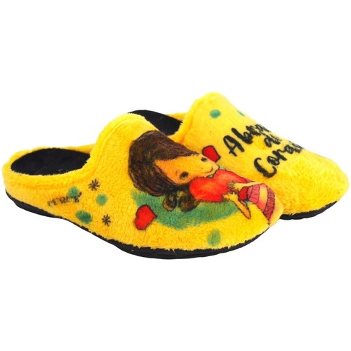 Schuhe Damen Multisportschuhe Cuque Creando Emociones Gehen Sie nach Hause Dame  716 gelb Gelb