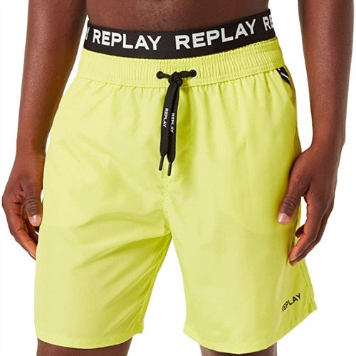 Kleidung Herren Shorts / Bermudas Replay LM109682972 Gelb