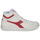 Schuhe Damen Sneaker High Diadora GAME L HIGH WAXED Weiss / Rot