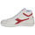 Schuhe Sneaker High Diadora GAME L HIGH WAXED Weiss / Rot