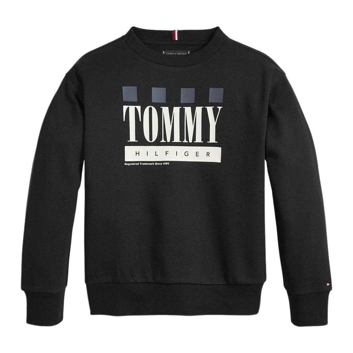 Kleidung Jungen Sweatshirts Tommy Hilfiger  Schwarz