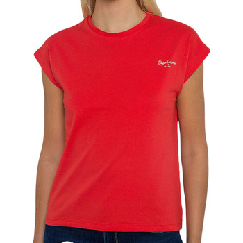 Kleidung Damen T-Shirts & Poloshirts Pepe jeans PL504821 Rot