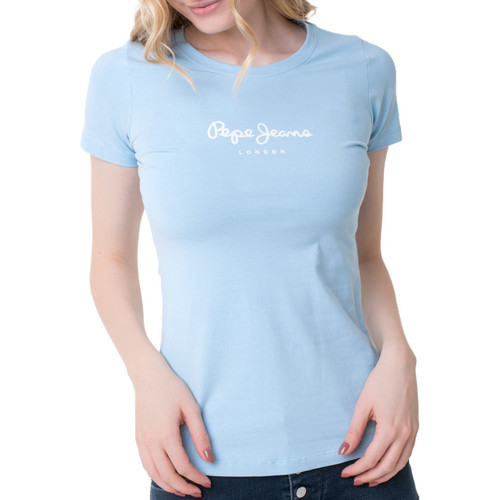 Kleidung Damen T-Shirts & Poloshirts Pepe jeans PL505202 Blau