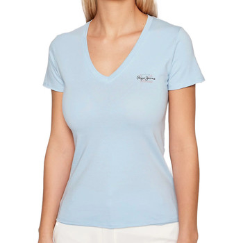 Kleidung Damen T-Shirts & Poloshirts Pepe jeans PL505053 Blau